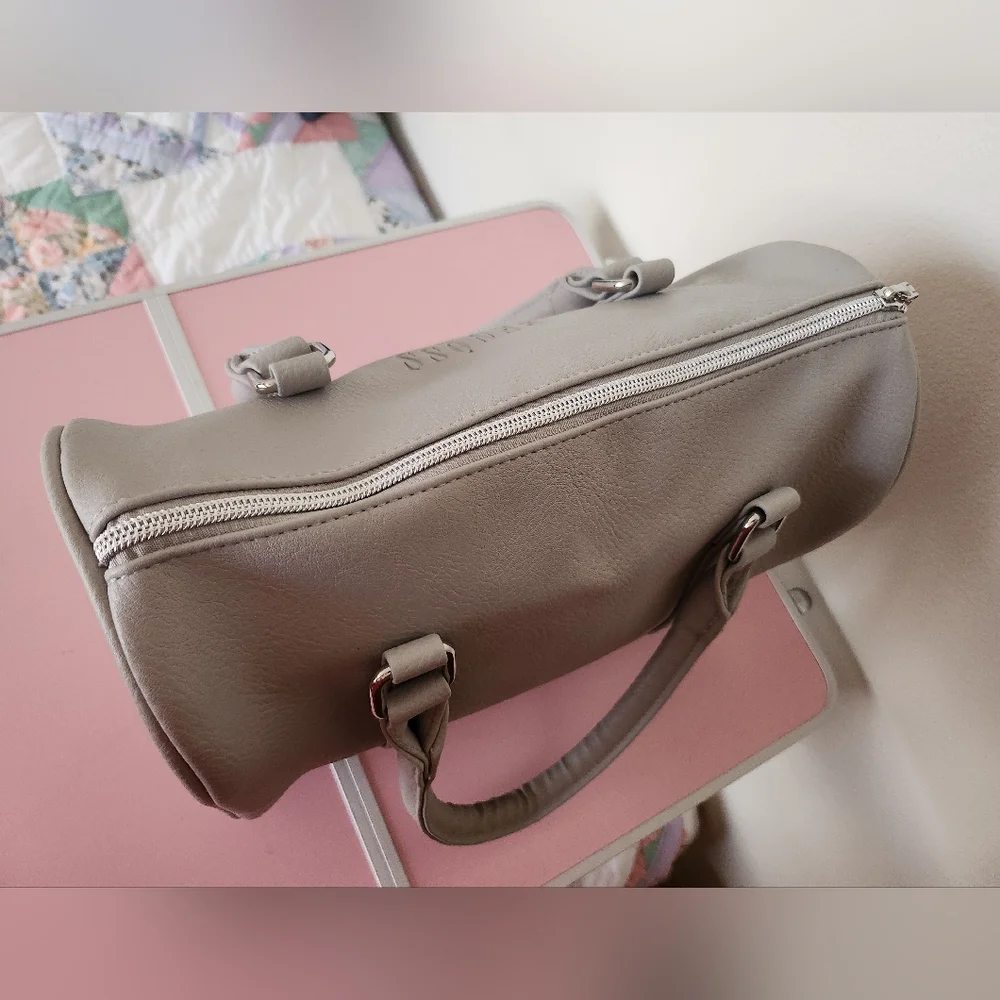 New Benoss Gray Vegan Leather Handbag